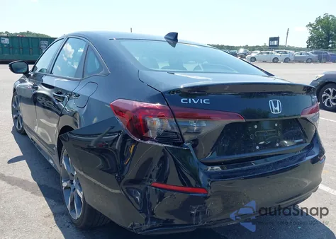 2025 Honda Civic Sport/Sport Touring из США, поврежденный, VIN 2HGFE4F83SH340324